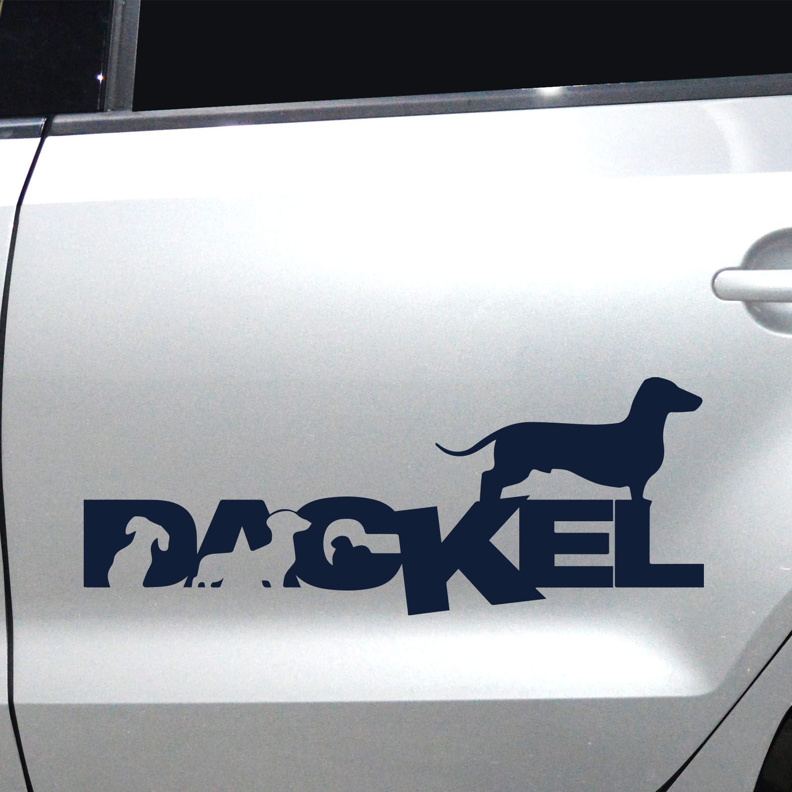 S41023# Dackel-Hundeaufkleber auf dem Auto, Vinyl-Aufkleber